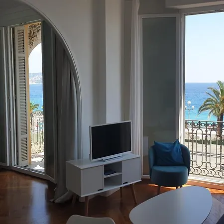 - Palazzo Promenade Des Anglais Balcon Vue Mer Lägenhet *